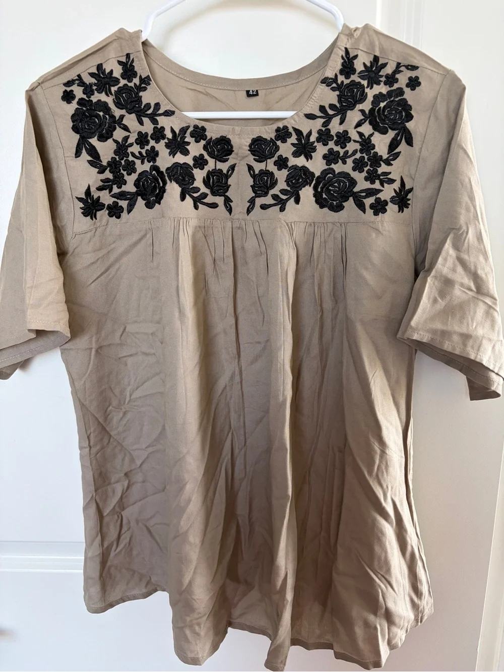 Embroidered Peasant Two Tops Bundle - Picture 2 of 7